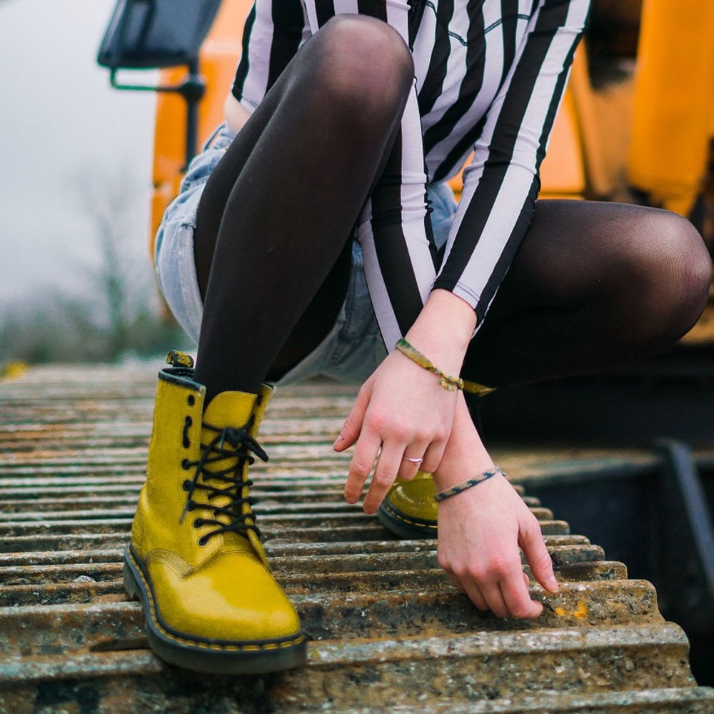 Yellow Dr. Martens